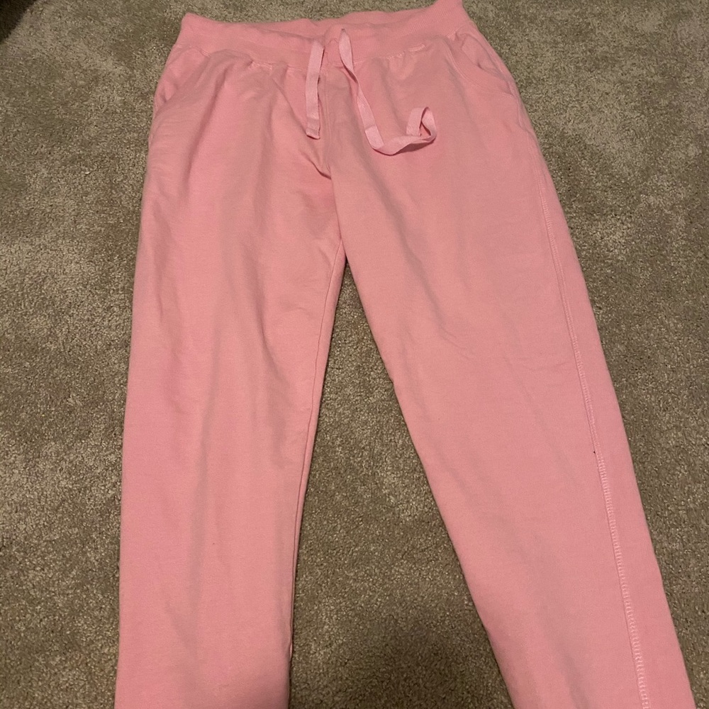Bubblegum pink joggers